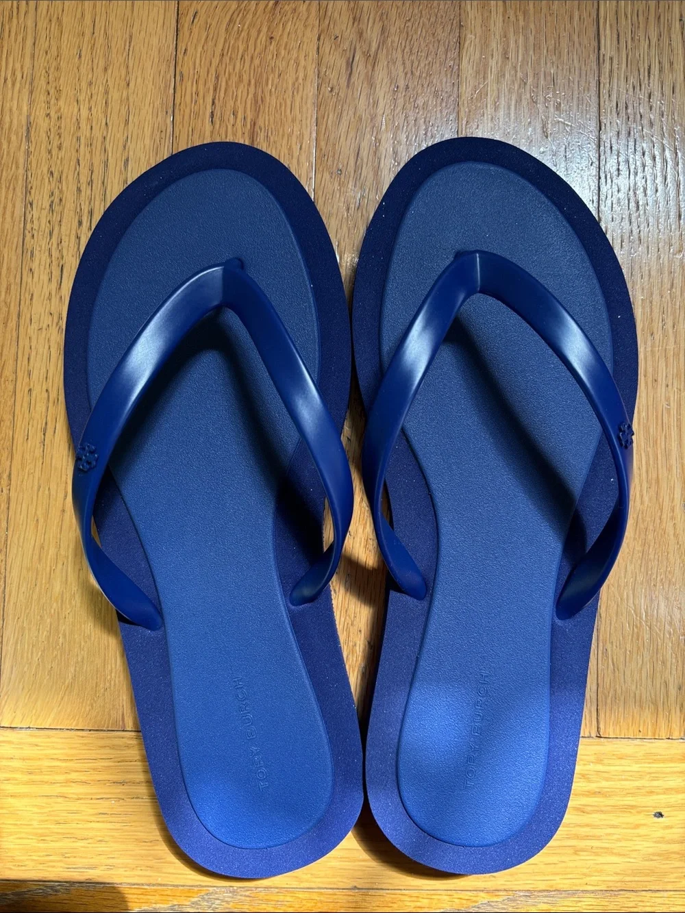 Tory Burch Kira Blue Women's Flip Flop Sandals nwt size 9